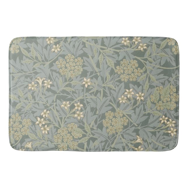 Morris Vine & Jasmine Garden Flower Classic Bath Mat (Front)