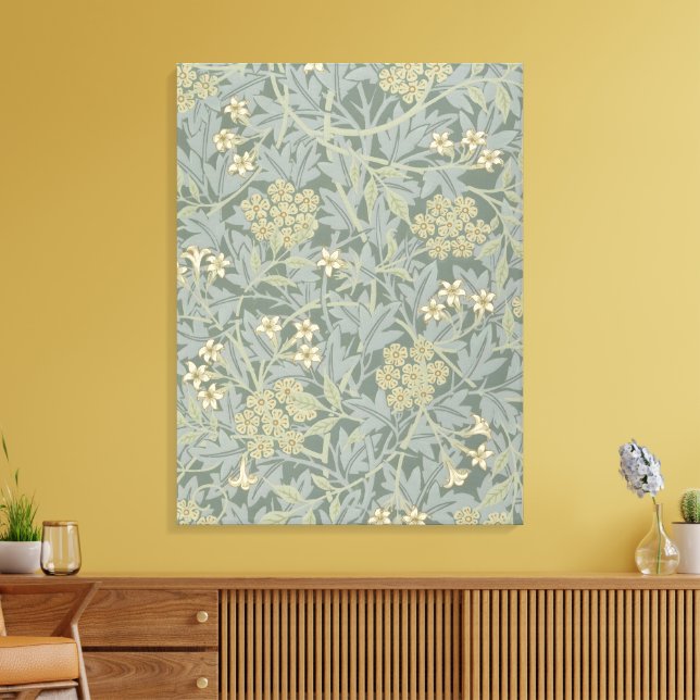 Morris Vine & Jasmine Garden Flower Classic Canvas Print (Insitu(LivingRoom))