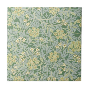 Morris Vine & Jasmine Garden Flower Classic Ceramic Tile
