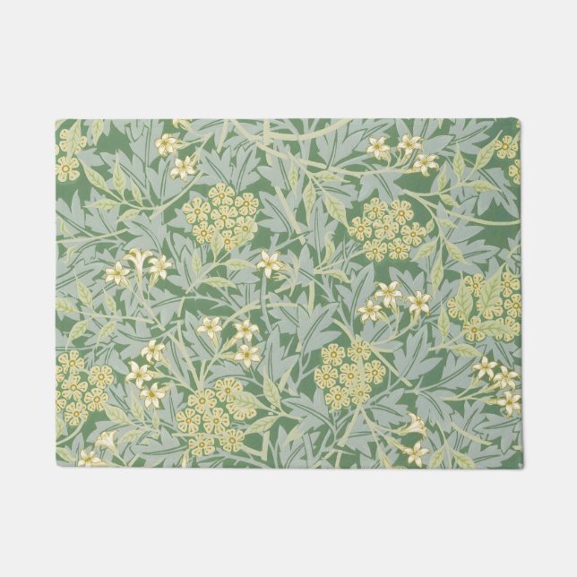 Morris Vine & Jasmine Garden Flower Classic Doormat (Front)