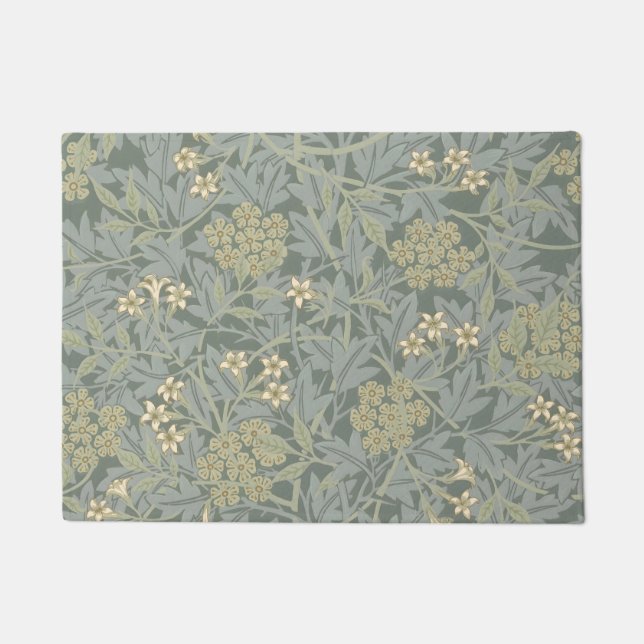 Morris Vine & Jasmine Garden Flower Classic Doormat (Front)