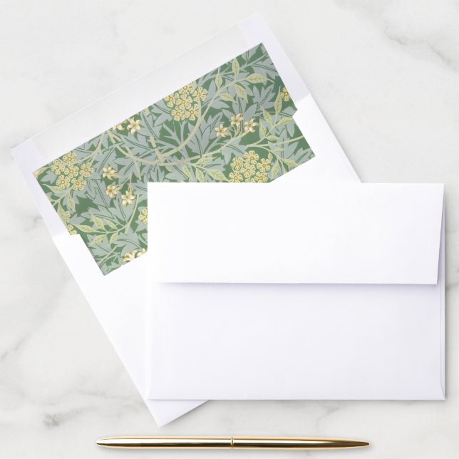 Morris Vine & Jasmine Garden Flower Classic Envelope Liner (Desk)