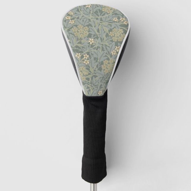 Morris Vine & Jasmine Garden Flower Classic Golf Head Cover (Front)