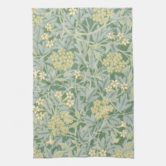 Morris Vine & Jasmine Garden Flower Classic Kitchen Towel (Vertical)