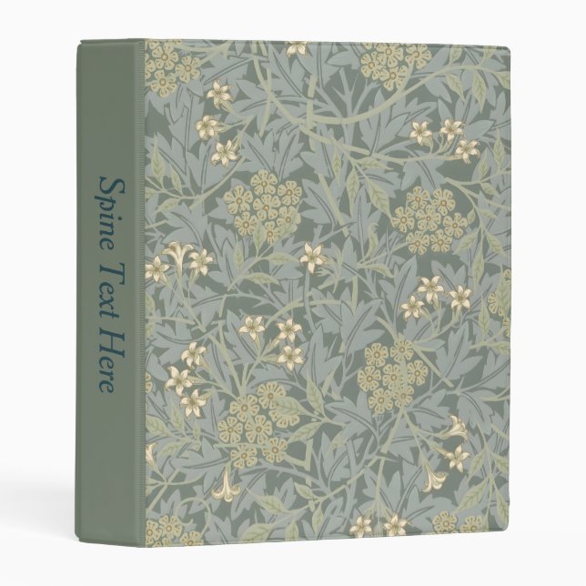 Morris Vine & Jasmine Garden Flower Classic Mini Binder (Front/Spine)