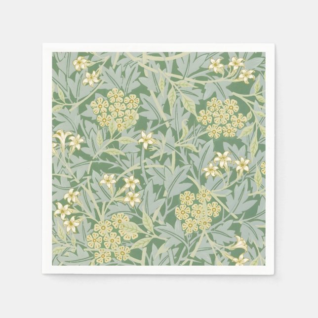 Morris Vine & Jasmine Garden Flower Classic Napkins (Front)