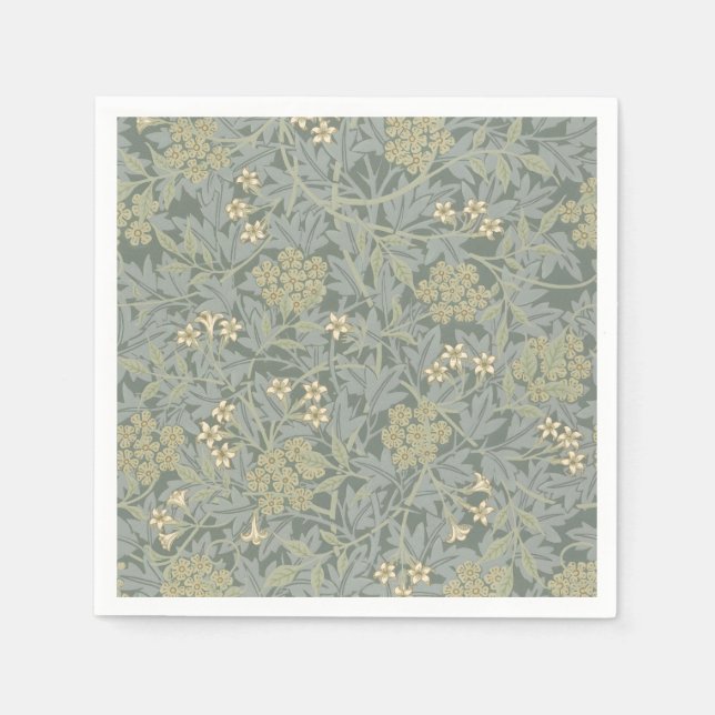 Morris Vine & Jasmine Garden Flower Classic Napkins (Front)