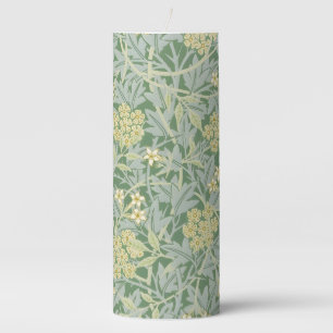 Morris Vine & Jasmine Garden Flower Classic Pillar Candle