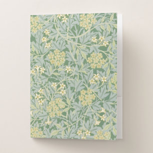 Morris Vine & Jasmine Garden Flower Classic Pocket Folder