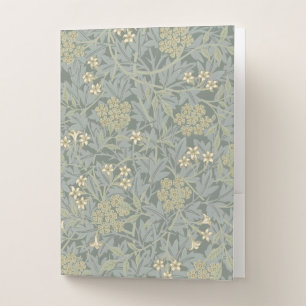 Morris Vine & Jasmine Garden Flower Classic Pocket Folder