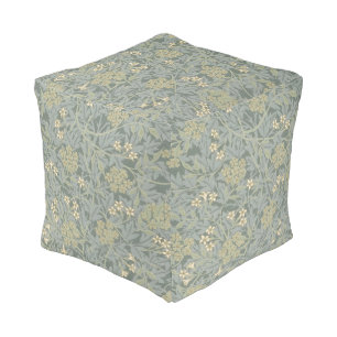 Morris Vine & Jasmine Garden Flower Classic Pouf
