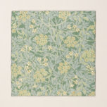 Morris Vine & Jasmine Garden Flower Classic Scarf<br><div class="desc">This is a digitally enhanced version of William Morris's (1834-1896) Jasmine famous pattern. "Jasmine" is a classic wallpaper design by the renowned British designer William Morris, created in the 19th century. The design features lush, intricately detailed jasmine flowers intertwined with vines and leaves. The color palette is soft, with a...</div>