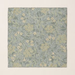 Morris Vine & Jasmine Garden Flower Classic Scarf<br><div class="desc">This is a digitally enhanced version of William Morris's (1834-1896) Jasmine famous pattern. "Jasmine" is a classic wallpaper design by the renowned British designer William Morris, created in the 19th century. The design features lush, intricately detailed jasmine flowers intertwined with vines and leaves. The color palette is soft, with a...</div>