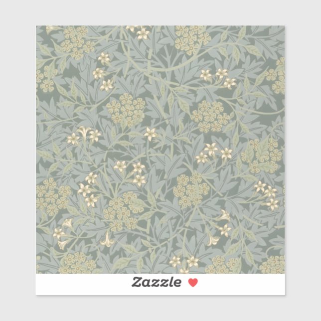 Morris Vine & Jasmine Garden Flower Classic Sticker (Sheet)