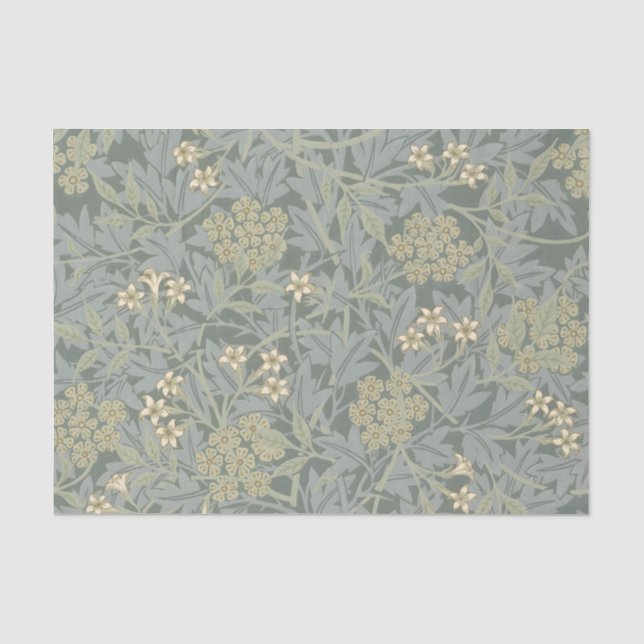 Morris Vine & Jasmine Garden Flower Classic Tissue Paper (Front)
