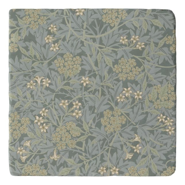 Morris Vine & Jasmine Garden Flower Classic Trivet (Front)