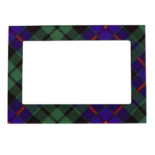 Morrison clan Plaid Scottish tartan Magnetic Picture Frame