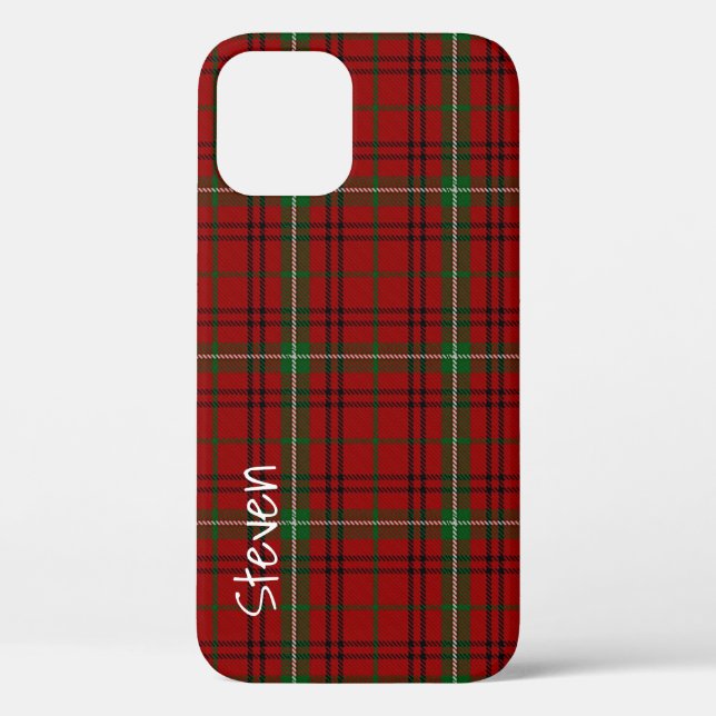 Morrison Clan Scottish Plaid Case-Mate iPhone Case (Back)