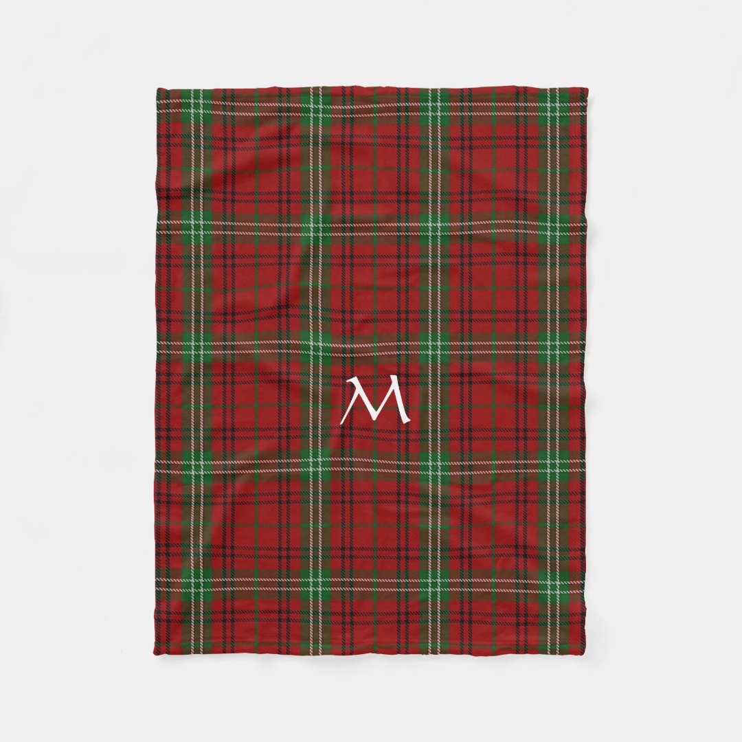 Morrison Clan Tartan Plaid Fleece Blanket Zazzle