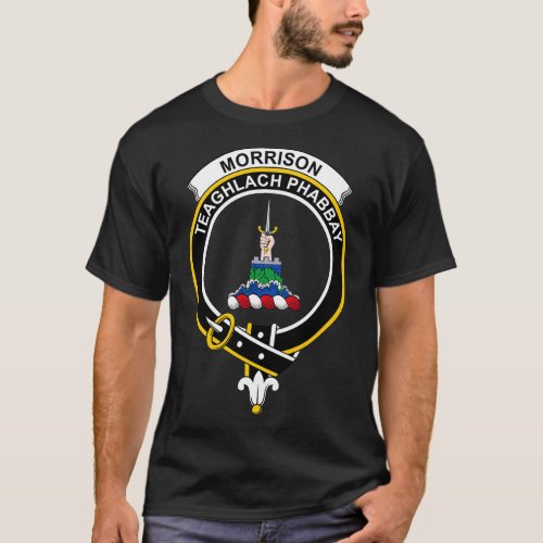 Morrison Crest Tartan Clan Scottish Clan T_Shirt