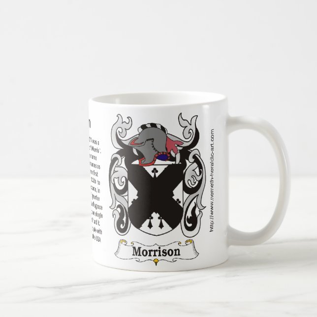 Morrison Family Coat of Arms Mug (Right)