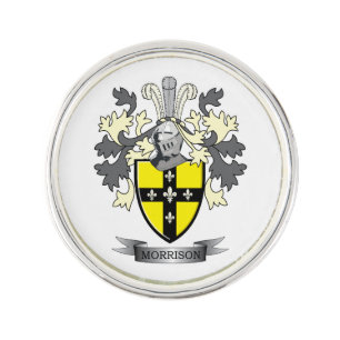 Morrison Family Crest Coat of Arms Pin