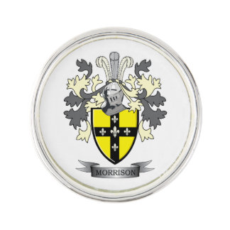 Morrison Family Crest Coat of Arms Pin