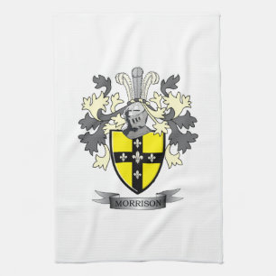 Morrison Family Crest Coat of Arms Towel
