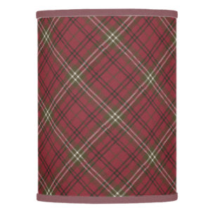 Morrison Red Weathered Original Scottish Tartan Lamp Shade
