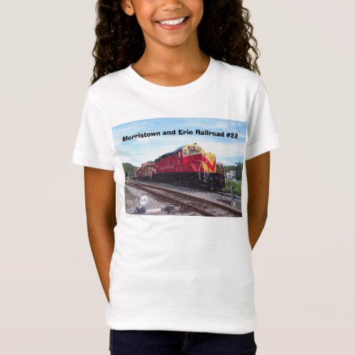 Morristown and Erie Railroad Engine 22 T_Shirt