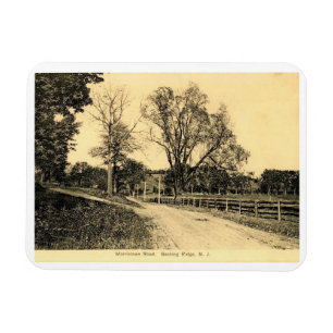 Morristown Rd., Basking Ridge, New Jersey Vintage Magnet