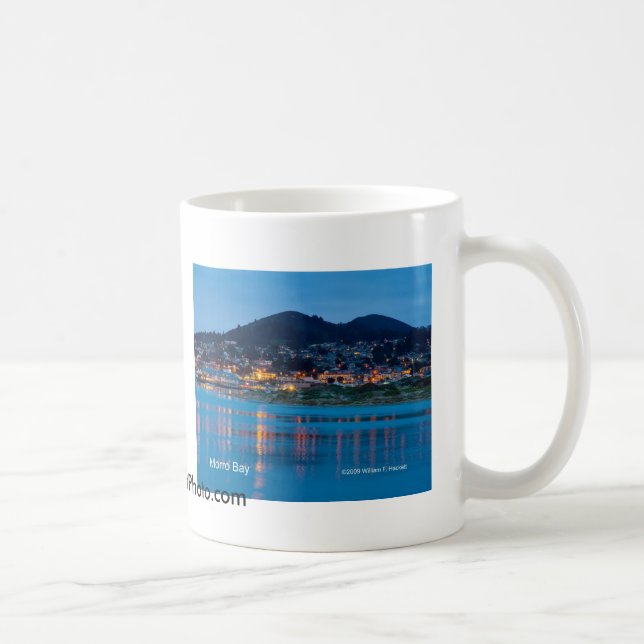 Morro Bay After Dark California Products Coffee Mug (Right)