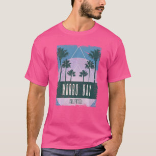 Morro Bay California CA Vintage Vaporwave Retro 80 T-Shirt