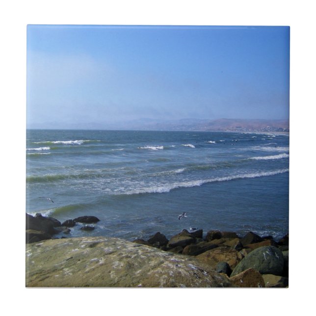 Morro Bay, California Ceramic Tile (Front)