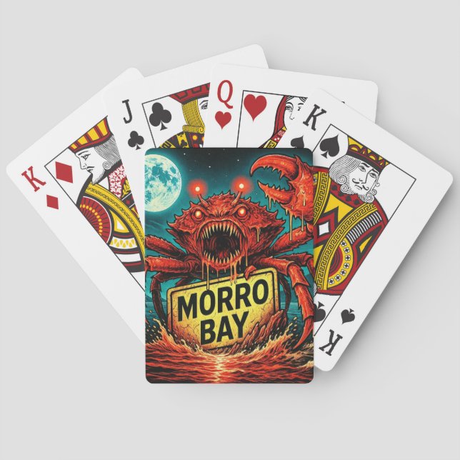 MORRO BAY, CALIFORNIA PLAYING CARDS. POKER CARDS (Back)