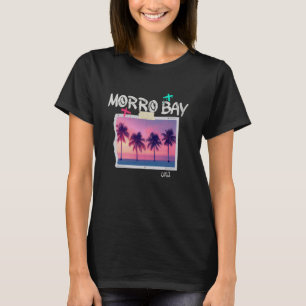 Morro Bay California Retro Surfer Vintage Beach T-Shirt