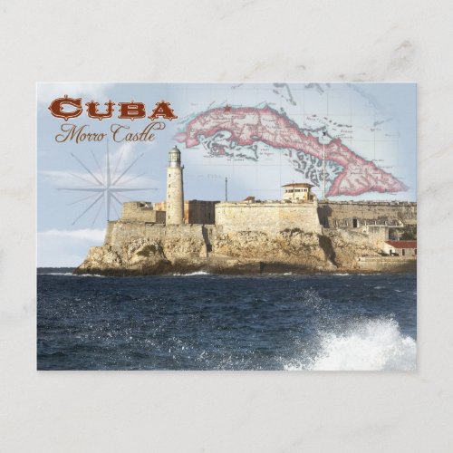 Morro Castle Fortress Havana Cuba Postcard