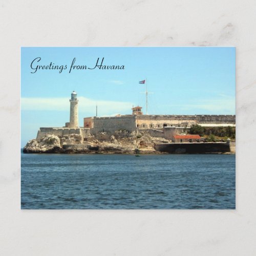 morro castle greetings postcard