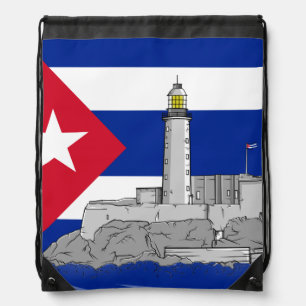 Morro Castle in Havana Drawstring Bag