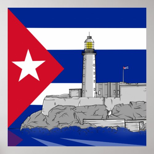 Morro Castle in Havana Poster