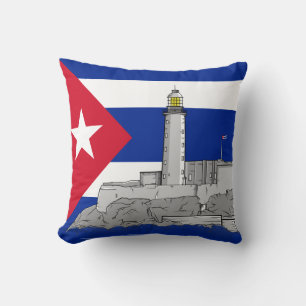 Morro Castle in Havana Throw Pillow