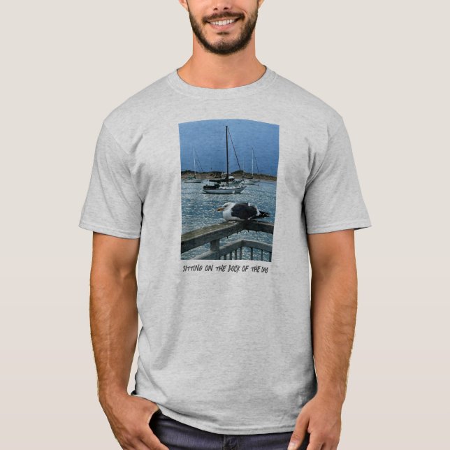 Morro Rock & Bay   T-Shirt (Front)