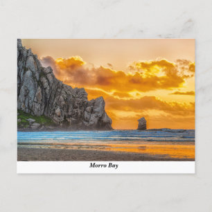 Morro Rock Beach Postcard
