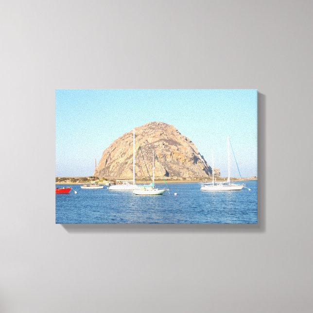 Morro Rock, California Canvas Print (Front)