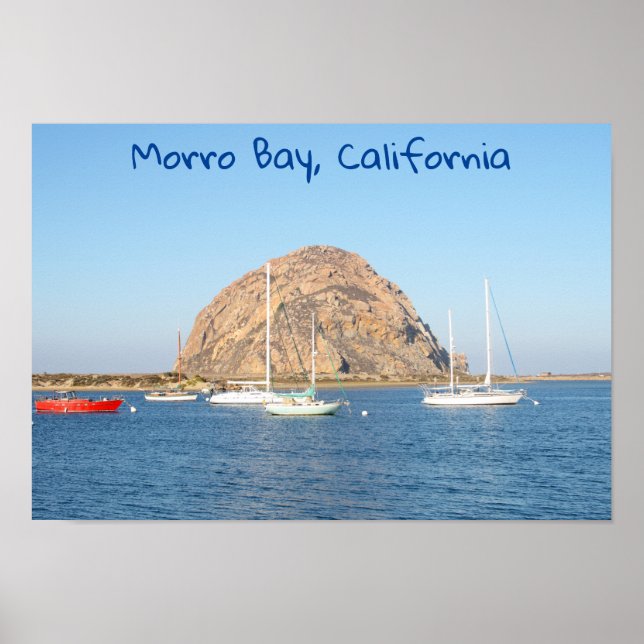 Morro Rock, California Poster (Front)