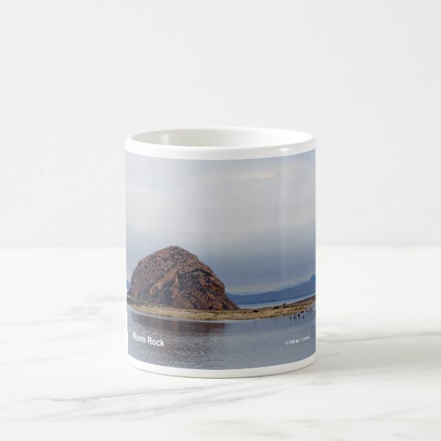 Morro Rock Morro Bay California Products Coffee Mug (Center)