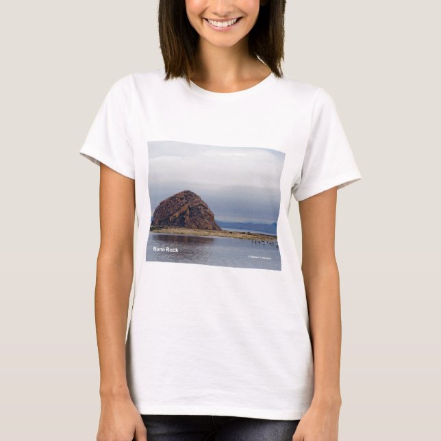 Morro Rock Morro Bay California Products T-Shirt (Front)