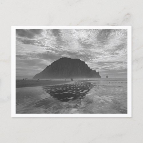 Morro Rock, Morro Bay in Sepia Postcard