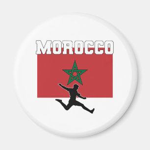 Morrocco Football Soccer National Team Magnet