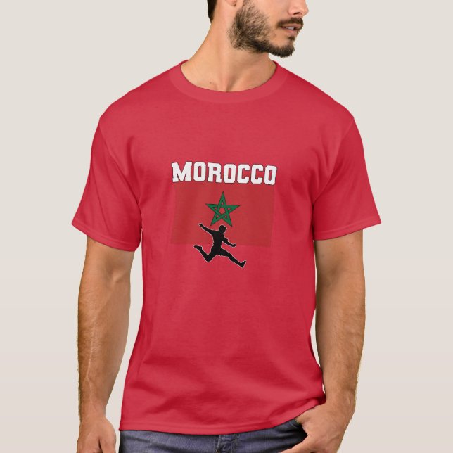Morrocco Football Soccer National Team T-Shirt (Front)